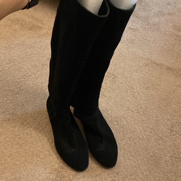 Vince Camuto Kochelda Over the Knee Boot Black Suede Size 8 1/2 - Picture 7 of 10